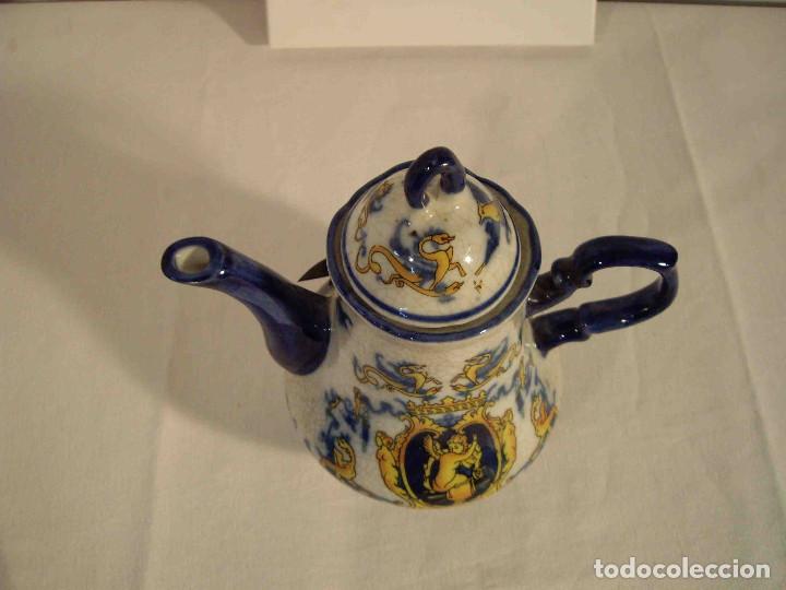 Vintage: CAFETERA LOZA ESCUDO - Foto 2