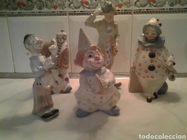 Vintage: Colecci&oacute;n payasos en cer&aacute;mica espa&ntilde;ola