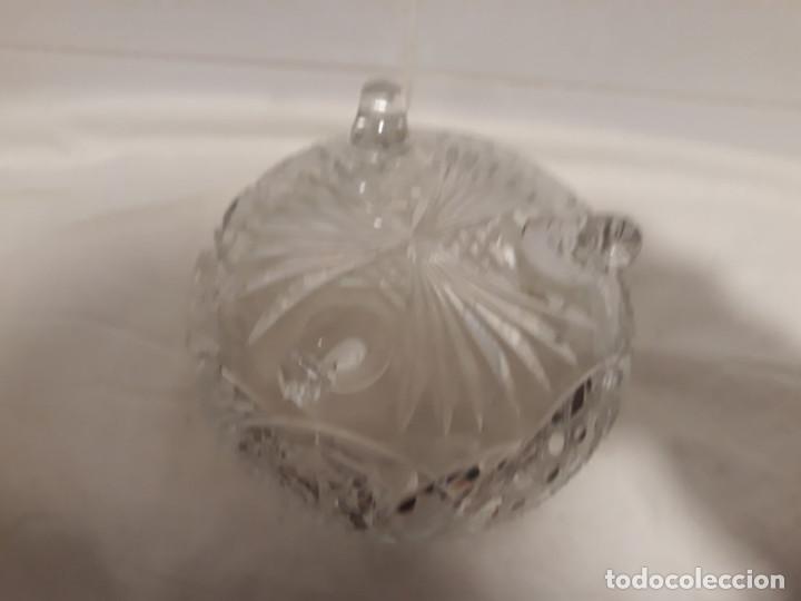 Vintage: cuenco de cristal tallado - Foto 2
