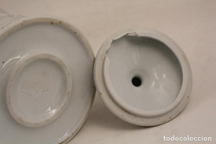 Vintage: tarro en porcelana biscuit - Foto 8