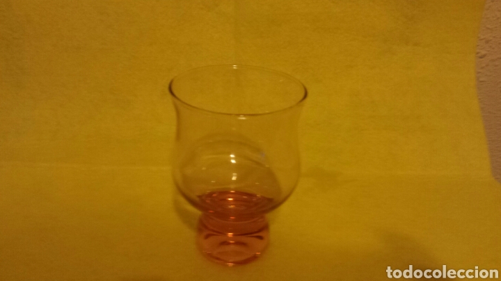 Vintage: Vaso copa rosa - Foto 1