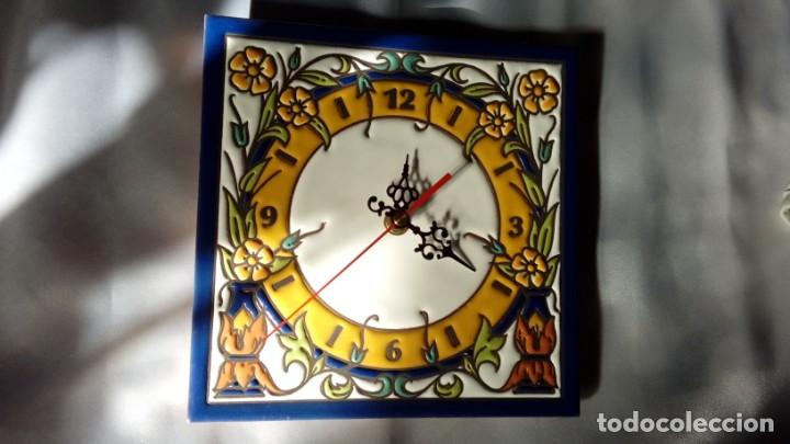 Vintage: AZULEJO CON RELOJ - Foto 1