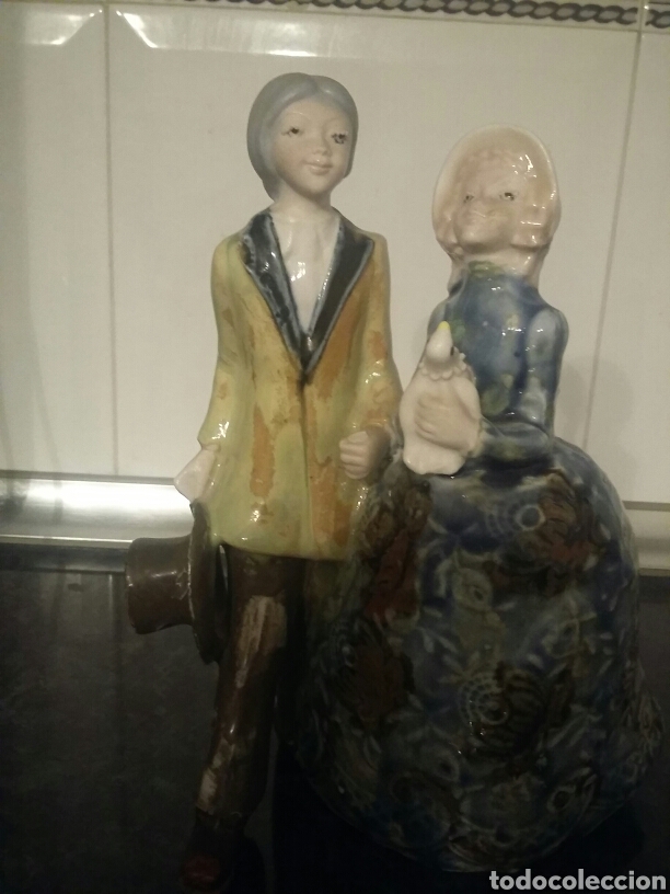 Vintage: Figura de cer&aacute;mica de INGL&Eacute;S