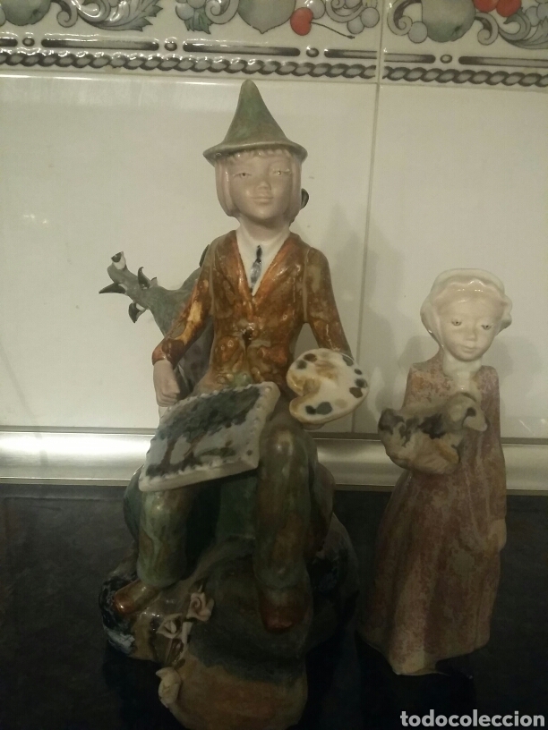 Vintage: Figura en cer&aacute;mica de INGL&Eacute;S