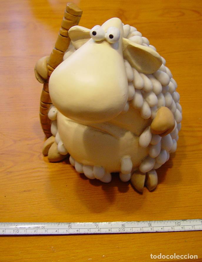 Vintage: Oveja Pastora, de terracota....sanna