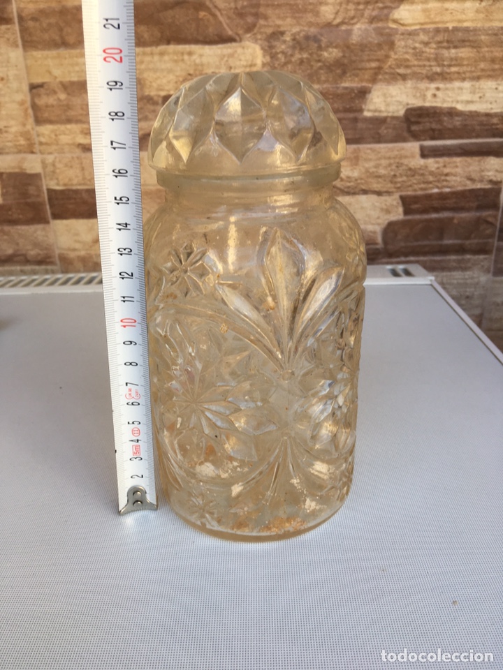 Vintage: Frasco de cristal tallado - Foto 1
