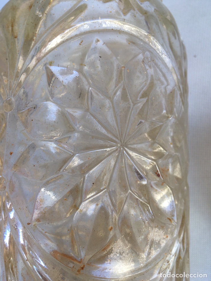 Vintage: Frasco de cristal tallado - Foto 2