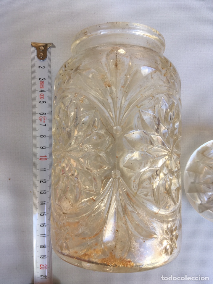 Vintage: Frasco de cristal tallado - Foto 3