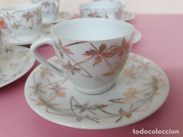 Vintage: CONJUNTO TAZAS CAF&Eacute; - Foto 2