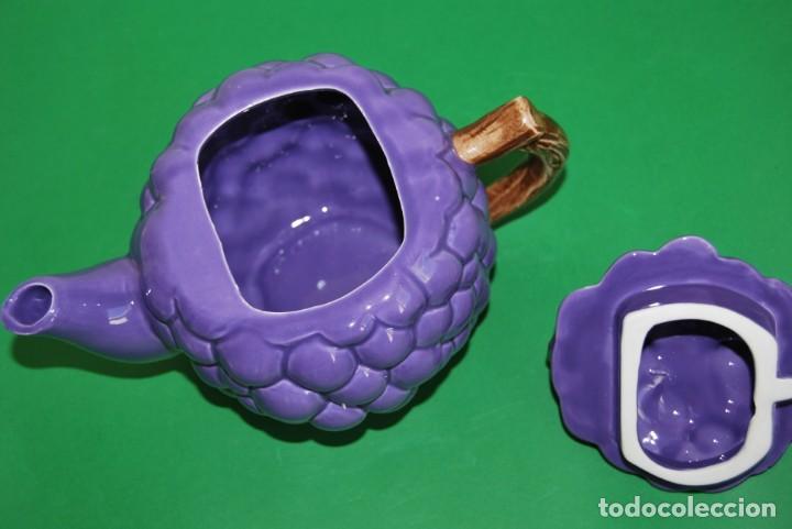 Vintage: TETERA DE CER&Aacute;MICA EN FORMA DE MORA - CAFETERA - Foto 7