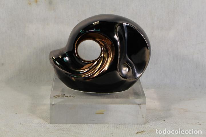 Vintage: figura modern reflejo porcelana axia hand made in spain