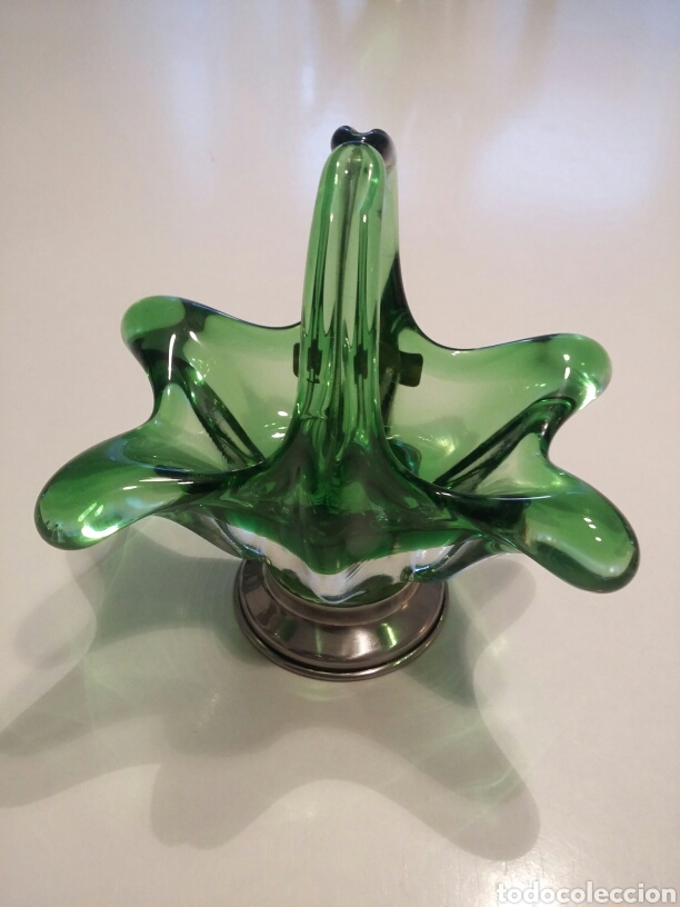 Vintage: Centro de mesa mini de cristal de Murano - Foto 1