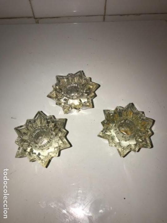 Vintage: Portavelas , cristal - Foto 1