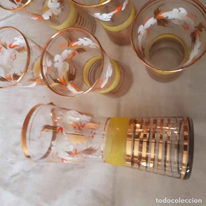 Vintage: JUEGO 5 VASOS Y JARRA - Foto 2
