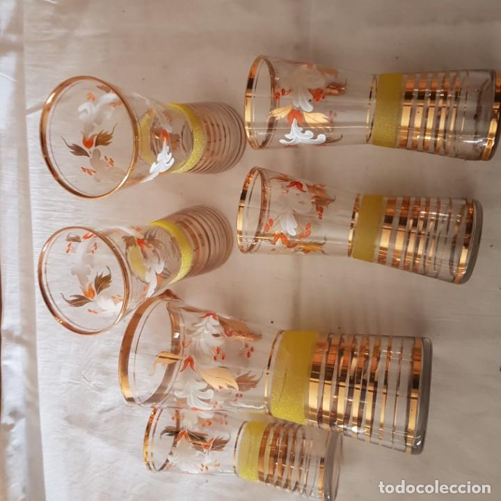 Vintage: JUEGO 5 VASOS Y JARRA - Foto 4