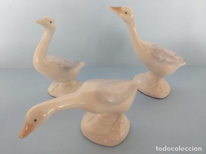 Vintage: JUEGO TRES PATOS - OCAS DE PORCELANA D'ART S.A.
