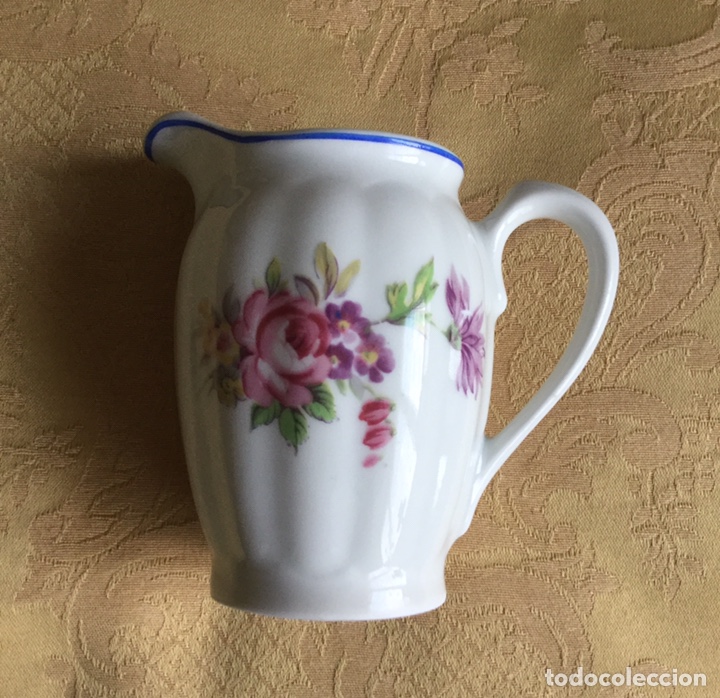 Vintage: JARRA PARA LECHE VINTAGE PORCELANA SANTA CLARA VIGO