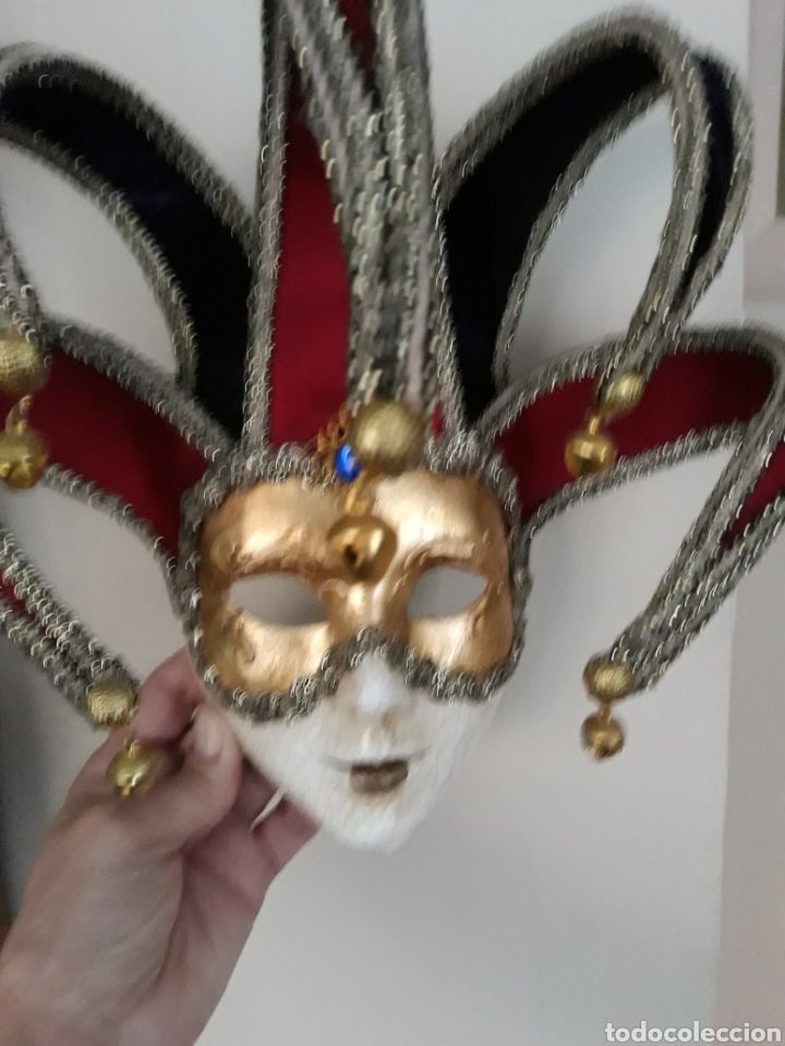 mascara auténtica veneciana adorno - Compra venta en todocoleccion
