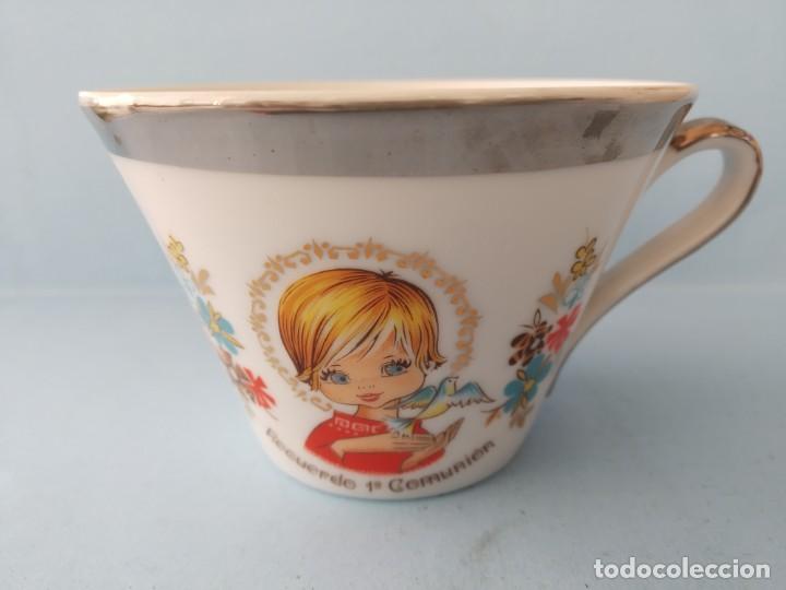 Vintage: TAZA RECUERDO PRIMERA COMUNI&Oacute;N