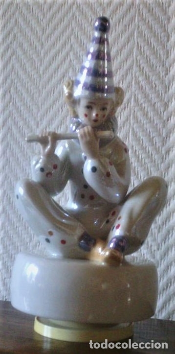 Vintage: * Figura Porcelana - caja de musica