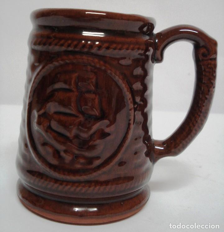 Vintage: JARRA CER&Aacute;MICA ORIGINAL  B&Uacute;LGARA VITRIFICADA &iexcl;NUEVA! A&Ntilde;OS 70