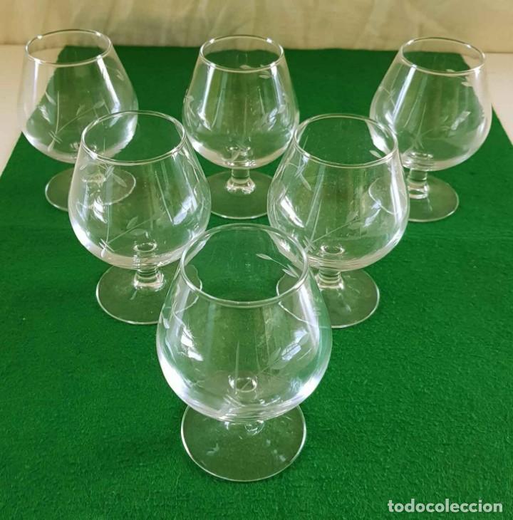 Vintage: 6 COPAS DE COGNAC, nuevas, sin usar - Foto 1