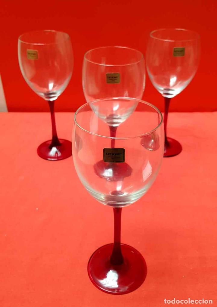 Vintage: 4 COPAS LUMINARC, nuevas, sin usar - Foto 2