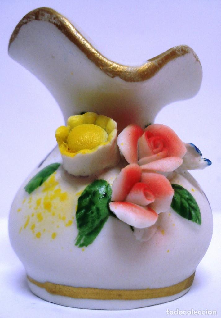 Vintage: FLORERO PORCELANA ITALIANA BLANCA. A&Ntilde;OS 60 . !NUEVO!!