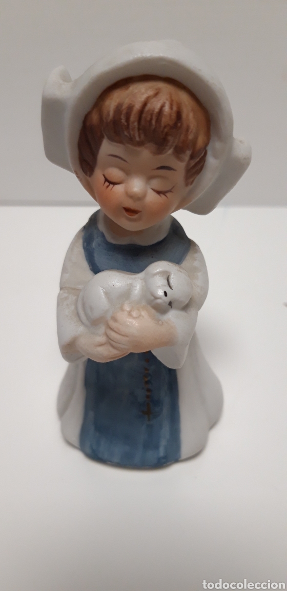 Vintage: Figura en porcelana 10 cm
