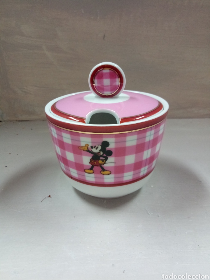 Vintage: Azucarero con caja. Mickey mouse. Edici&oacute;n limitada.
