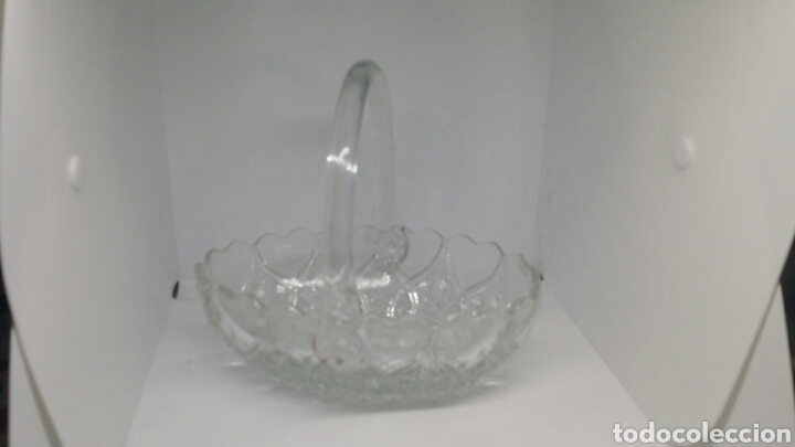Vintage: Cesta de cristal - Foto 1