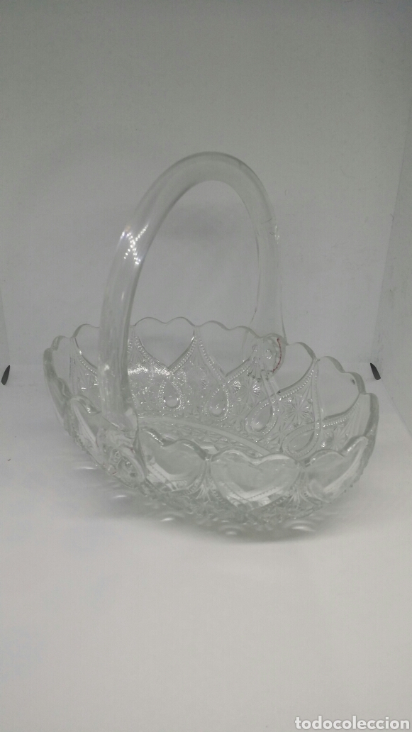 Vintage: Cesta de cristal - Foto 2
