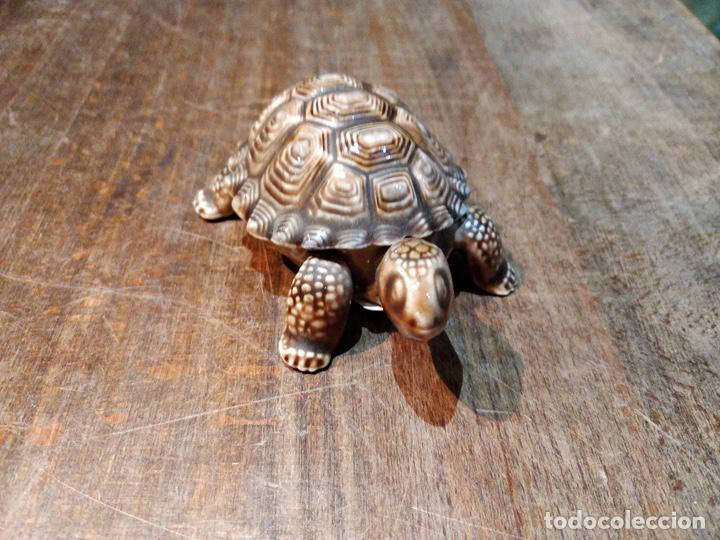 Vintage: Tortuga de porcelana inglesa WADE - 11cm de largo x 7cm de ancho