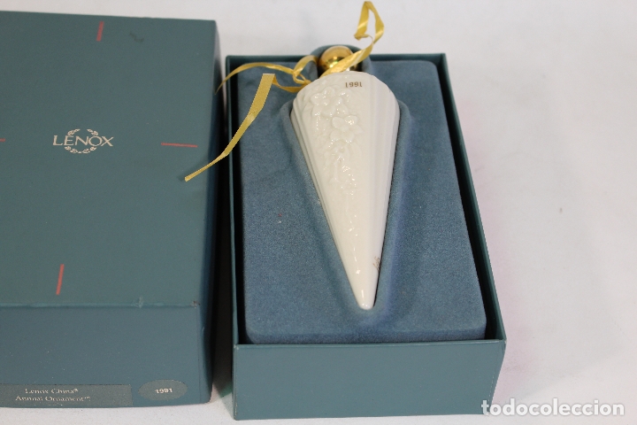 Vintage: lenox  china 1991 - annual ornament en porcelana