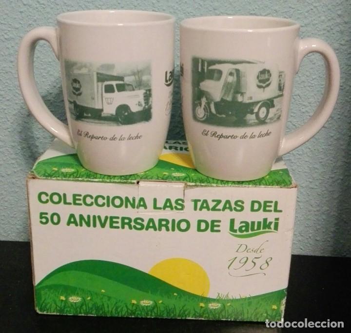 Vintage: Dos tazas Lauki Camiones 50 Aniversario