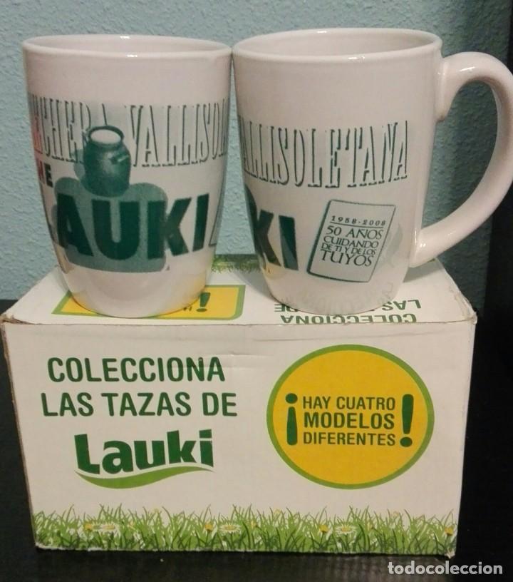 Vintage: Dos tazas Lauki Letras 50 Aniversario