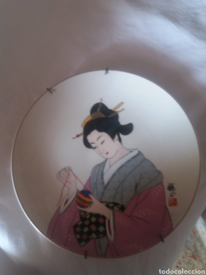 Vintage: Plato decorativo Japon