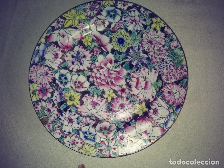 Vintage: Plato  de porcelana de Macao.