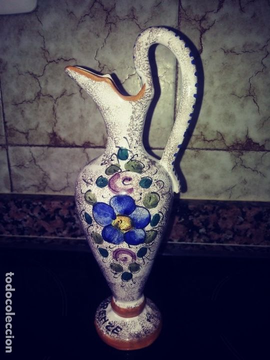 Vintage: Jarra de cer&aacute;mica Florentina