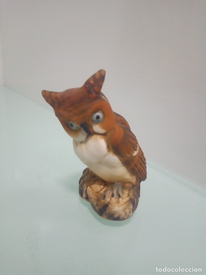 Vintage: pajaro de coleccion buho porcelana made in italia