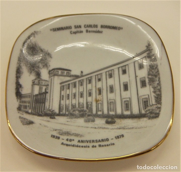 Vintage: cenicero Seminario San Carlos Borromeo 1939 1979