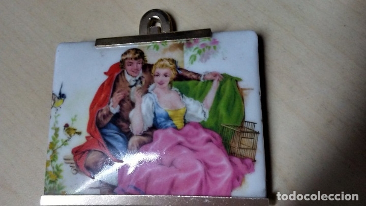 Vintage: MINI ESMALTE EN CERAMICA EN CABALLETE - Foto 6
