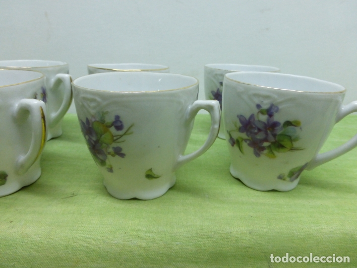 6 Tazas de Café de Porcelana - 125 ml - Taza Café - Tazas