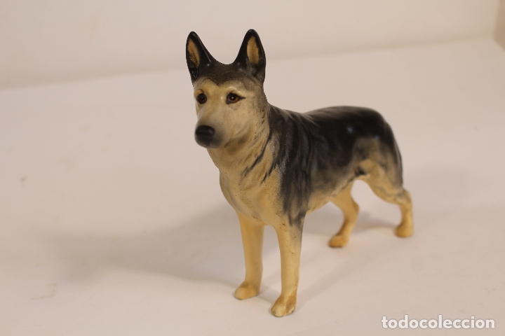 Vintage: figura BESWICK Campe&oacute;n Ulrica de Brittas Pastor Alem&aacute;n Alsaciano Perro Bisque