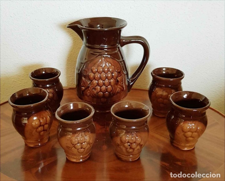 Vintage: JARRA Y 6 VASOS, NUEVOS - Foto 2