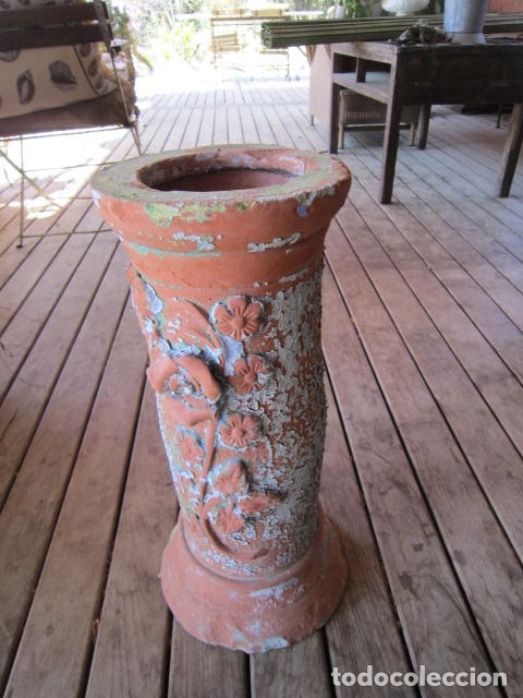 Vintage: Macetero de terracota - Foto 1
