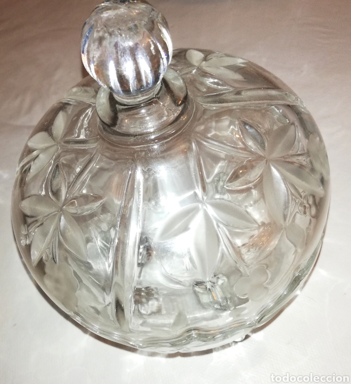 Vintage: Bombonera de cristal - Foto 1