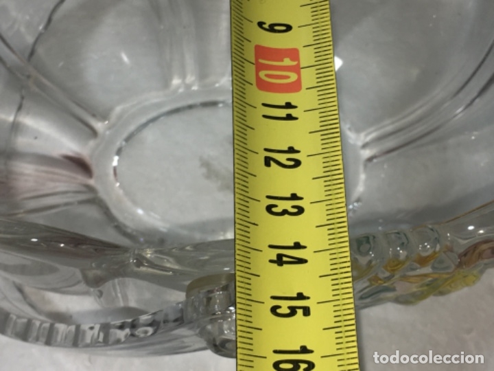 Vintage: Cesta centro en Cristal Ref100 - Foto 4