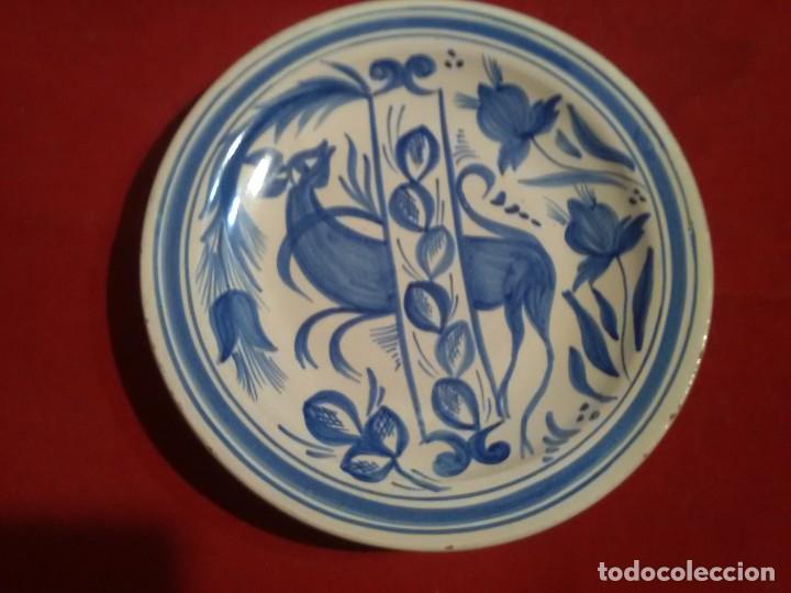 Vintage: Plato de cer&aacute;mica . De congreso de hematolog&iacute;a Zaragoza 1995. ABBOTT