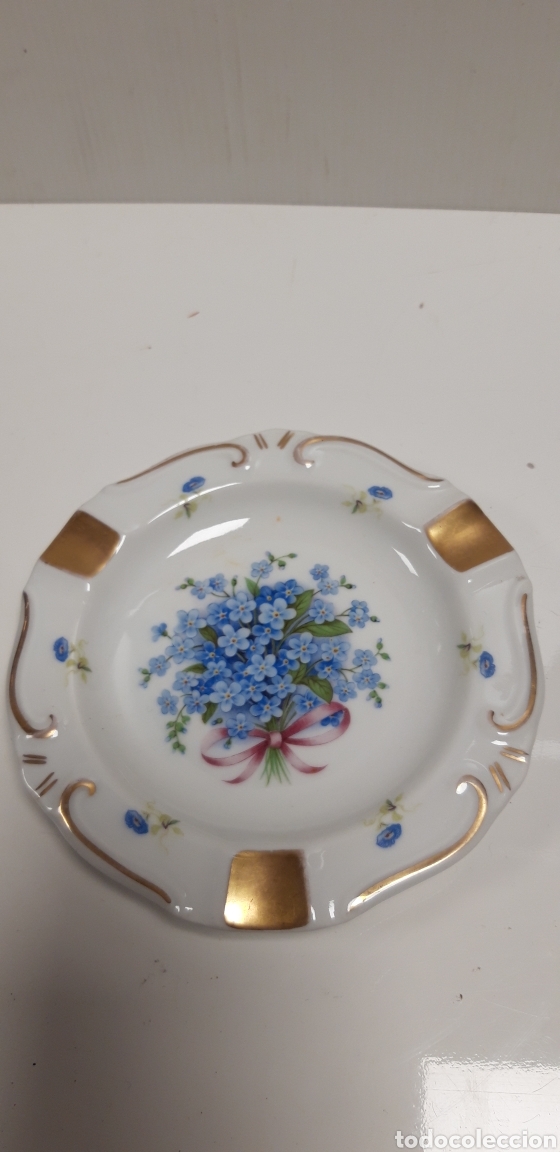 Vintage: CENICERO DE PORCELANA PORCELANAS GARRIDO MADE IN SPAIN